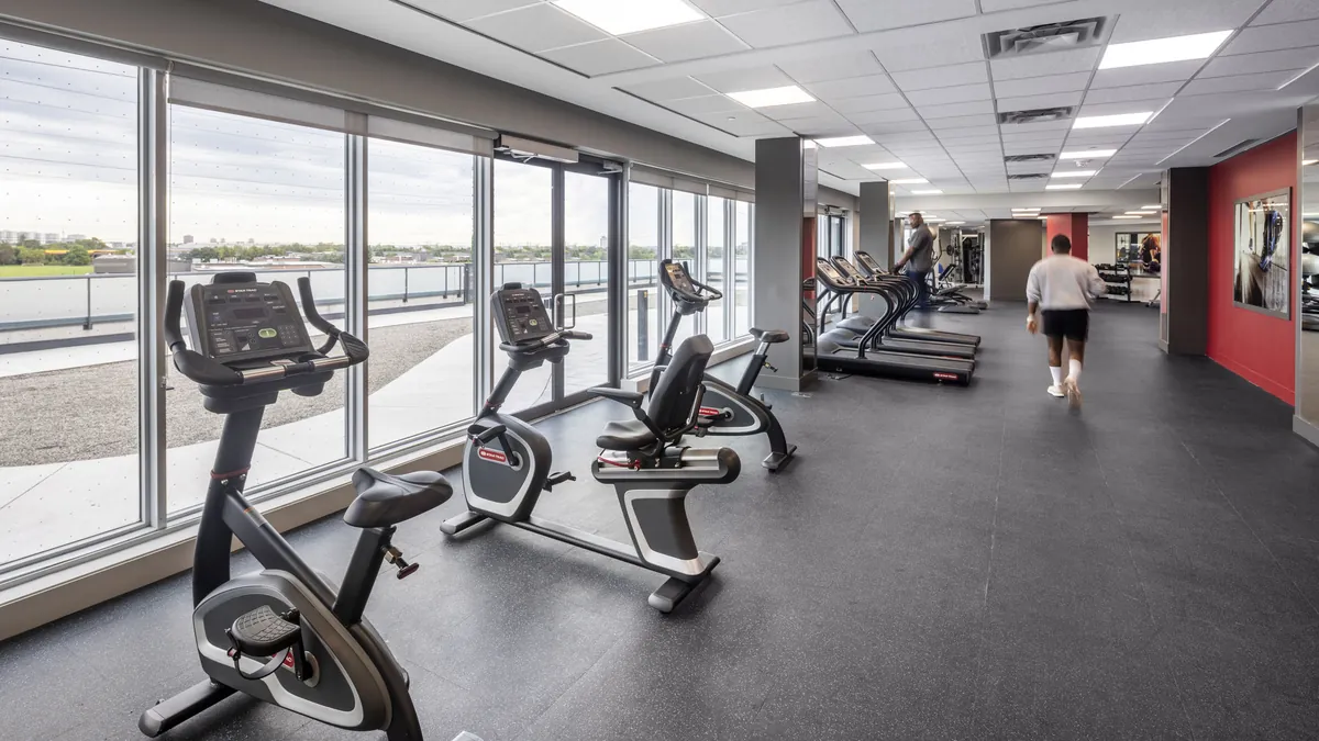 Fitness centre with cardio equipment